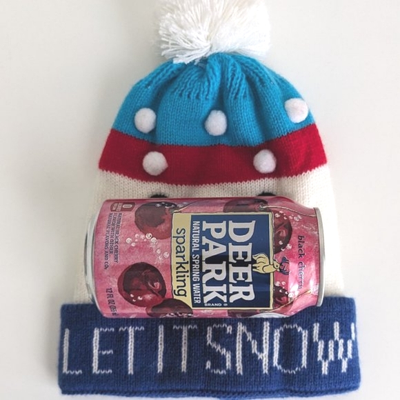 Toddler 2T-4T "Let It Snow" Snowman Beanie Winter Hat UNISEX Embroidery Pom NEW - Picture 3 of 5